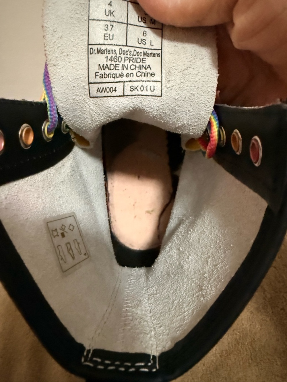 Dr. Martens Rainbow Pride Lace-Up Boots - Picture 5 of 6